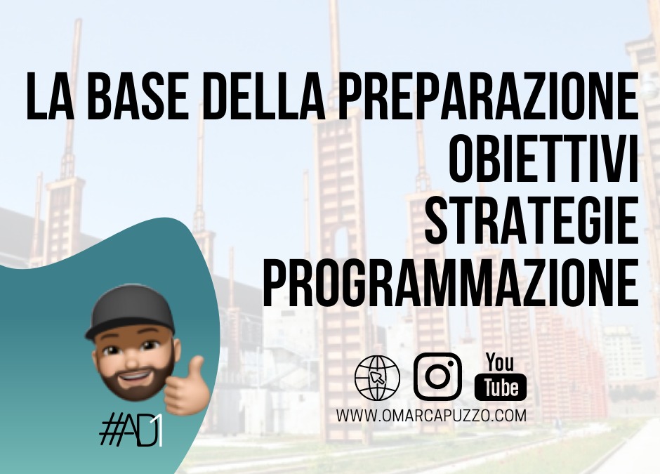 Chi è il preparatore e come scelgo le priorità da allenare: Precampionato.